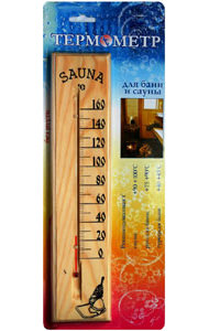 Термометр для бани и сауны  бол. ТСС-2, в блистере "Sauna"/50