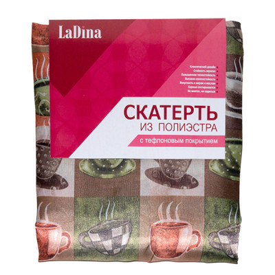 Скатерть LaDina с тефлоновым покрытием №5 150*240/60