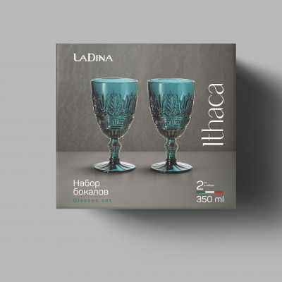 Набор бокалов-кубков Ladina "Ithaca" 2*350мл70202-9/12